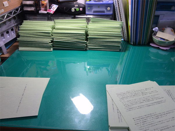 おまけ小冊子　作成風景